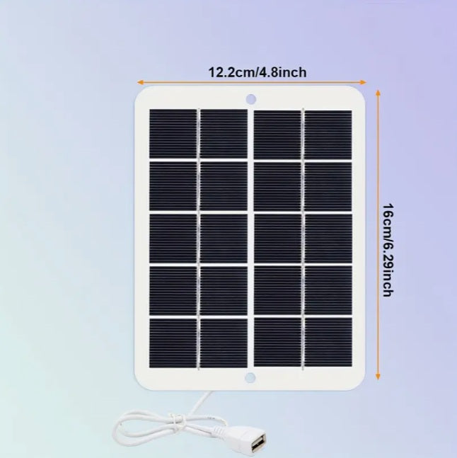 🔥 Cargador solar 35W USB impermeable de emergencia