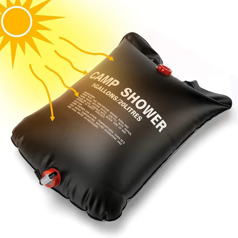 Ducha portátil de albedo solar 20/40L
