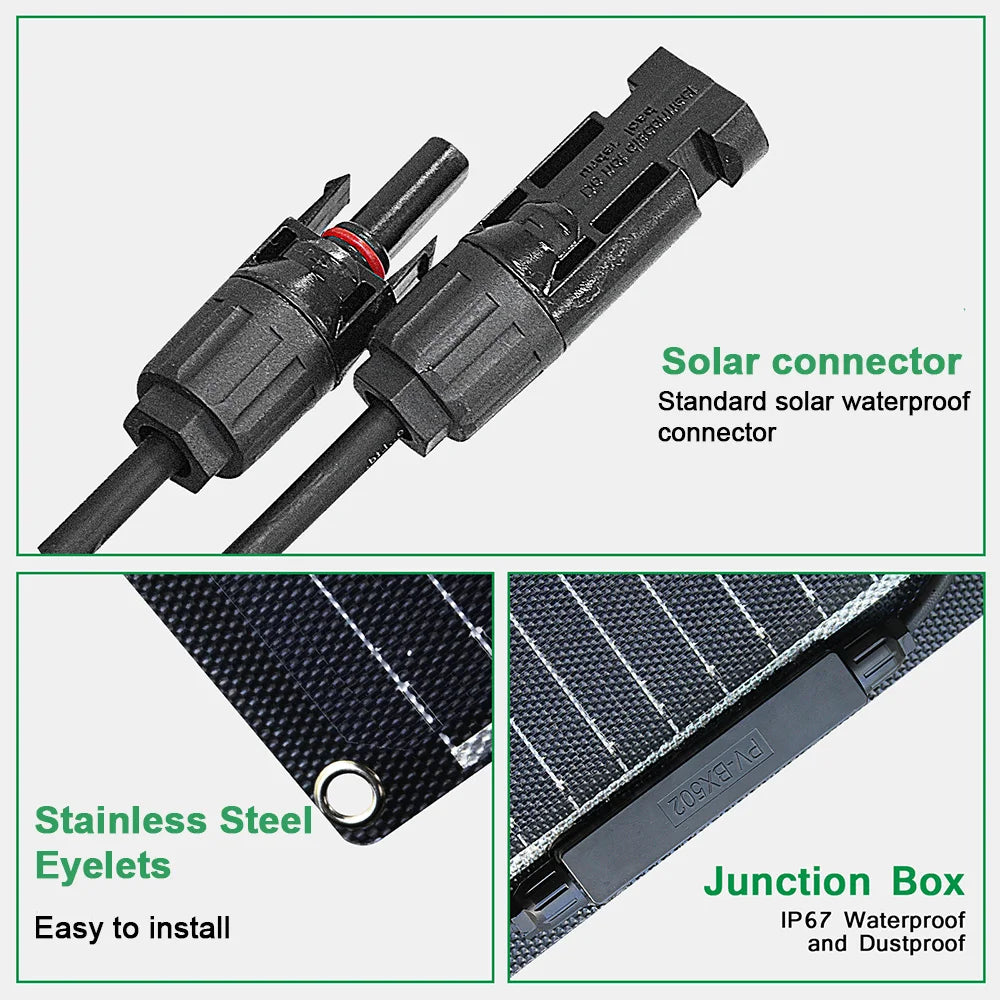 Panel solar 18v 100w, 200w, 300w y 400w