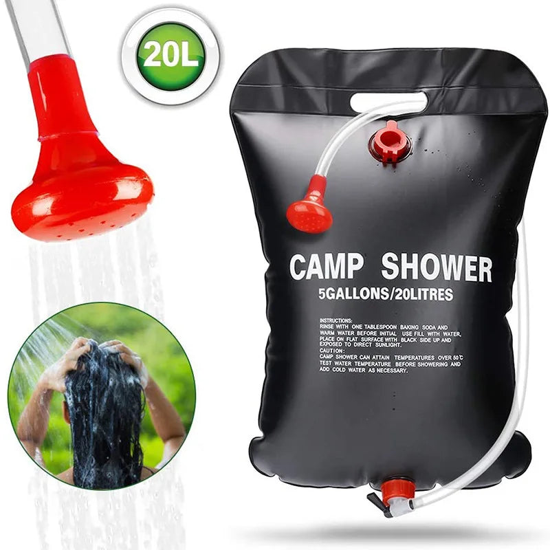 Ducha portátil de albedo solar 20/40L