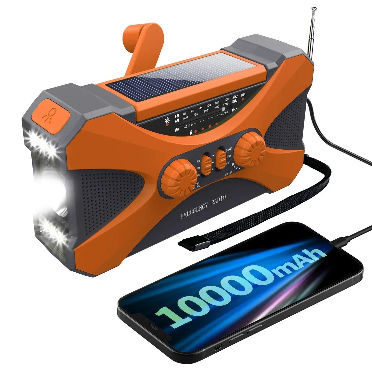 Estación radio multifuncional 10000mAh