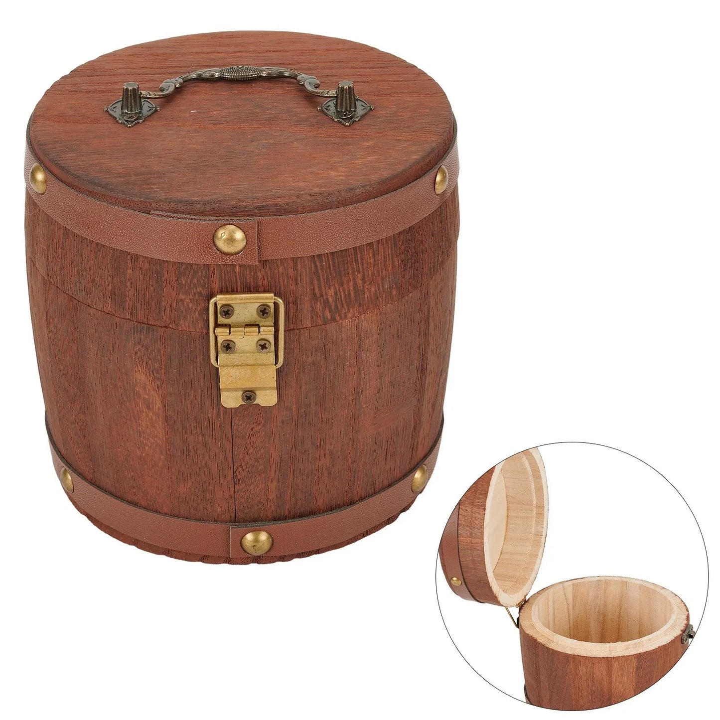 Barril pequeño multiusos para café, especias, harina