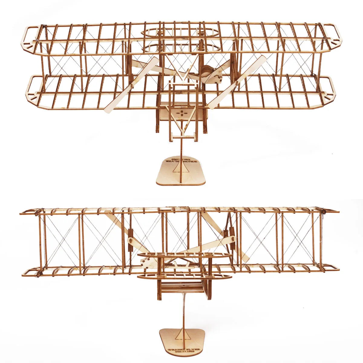 Maqueta 3D avioneta Hermanos Wright