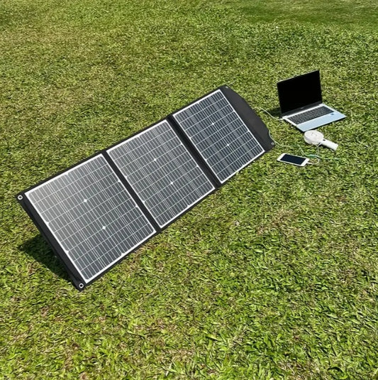 Placa solar portátil grande 200W USB de emergencia
