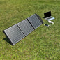 Placa solar portátil grande 200W USB de emergencia