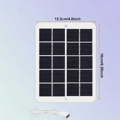 🔥 Cargador solar 35W USB impermeable de emergencia