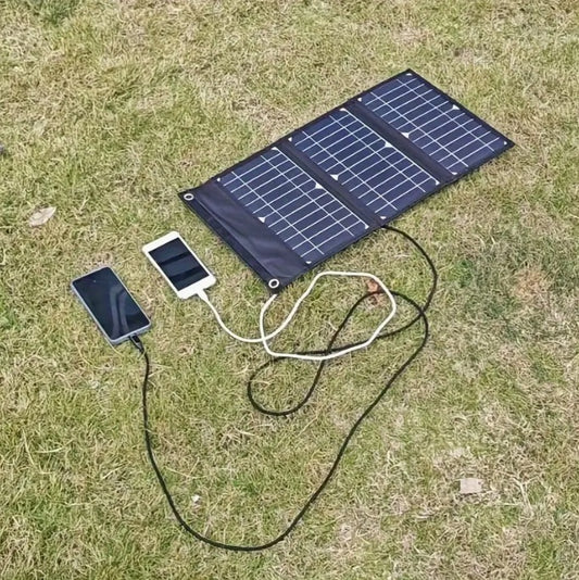 🔥 Panel solar plegable 150W USB de emergencia