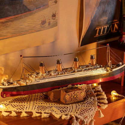 Maqueta ultrarealista Titanic