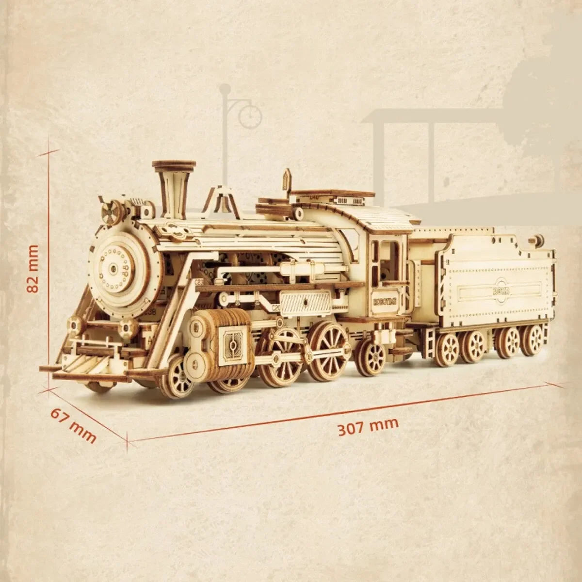 Maqueta 3D Locomotora Nagelmackers Indias Orientales