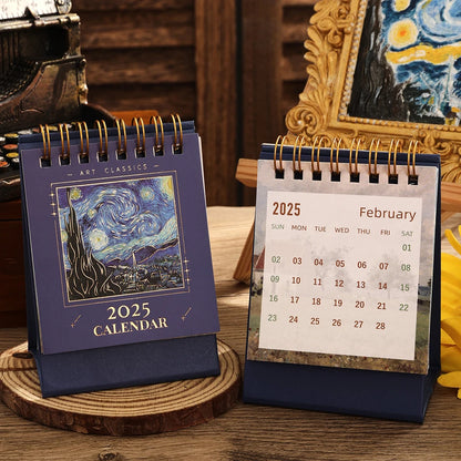 Calendario de escritorio 2025 Van Gogh