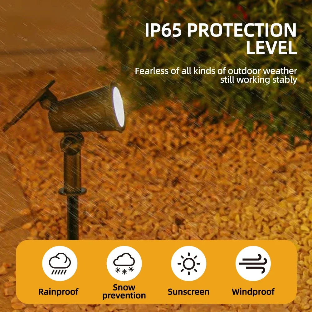 2 uds Focos SOLAR LED programables